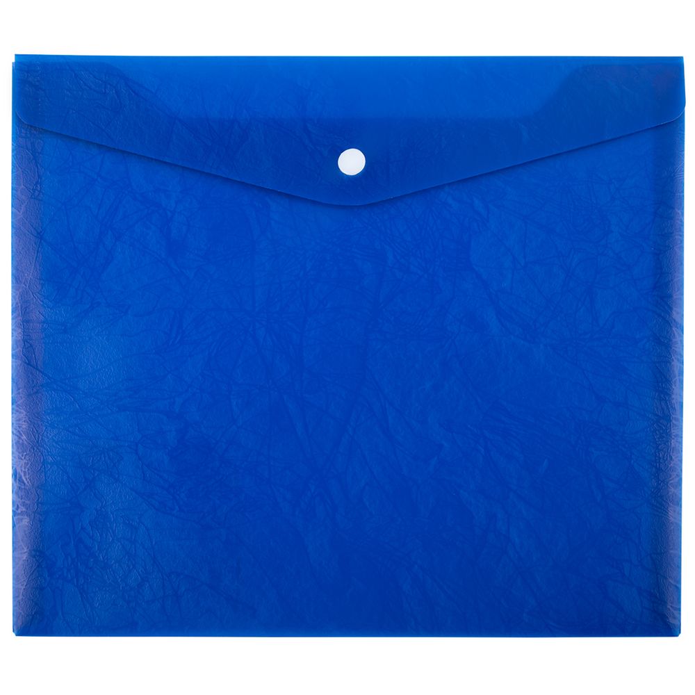 Папка-конверт для тетрадей с кнопкой A5+ 180 мкм, 20 шт, синий new ЕС2113002, Expert Complete