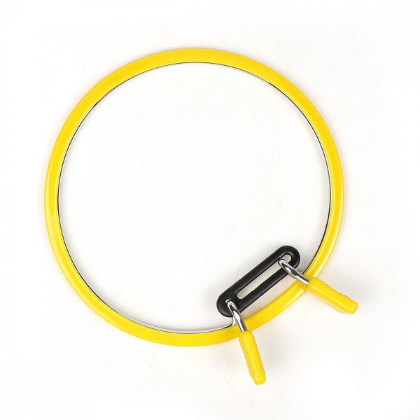 Пяльца Nurge пружинные для вышивания и штопки, цв. желтый ⌀126мм толщина 5