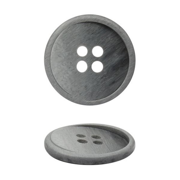Пуговицы 4 прокола мужская костюмные 391387/4 40 (3903 серый мат.), 50 шт