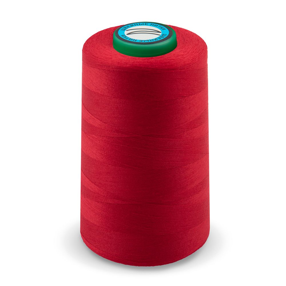 Нитки универсальные Nitka 40/2, 4570 м (5000 ярд) / 1 кат., 114 т.красный