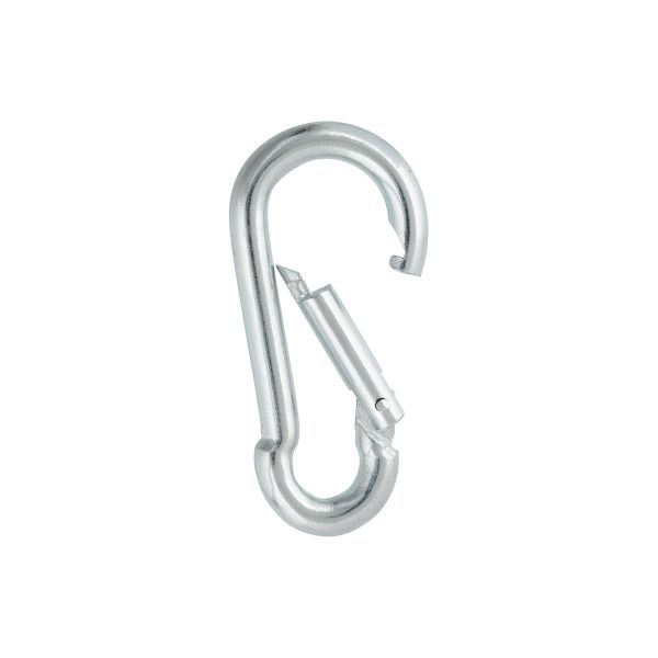 Карабин металл 15.0 мм (49х22 мм), 10 шт, 04 никель, Gamma GH 119/20/10