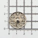 Кнопка пришивная металл ⌀23.0 мм, металл, S, уп.10 шт