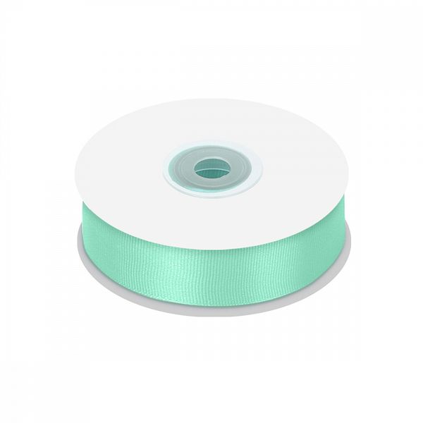 Лента репсовая (в рубчик) 25.0 мм цв. F199 мятный уп.22.86м (±1м)