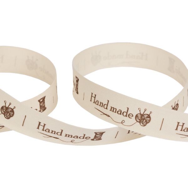 Лента х/б с рисунком 16.0 мм / 22.8±1 метра, S11001/098 Hand made, Gamma CLP-161