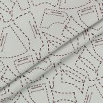 Ткань для пэчворка Peppy Век моды, отрез 50х55 см, 146 г/м², ВМ-04 серый, Peppy