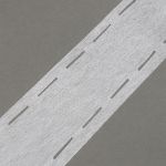 Лента корсажная клеевая перфорированная 60.0 мм / 100 метров, 40 г/м², 10-40-10, белый 6760W