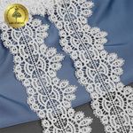 Кружево гипюр (плетёное) 70 мм / 13.71 метров, TBY.SUN.11, цв.белый