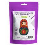 Кристальная (алмазная) мозаика Фрея ALVM-129, магнит, Матрешка, 6.5х10.5 см