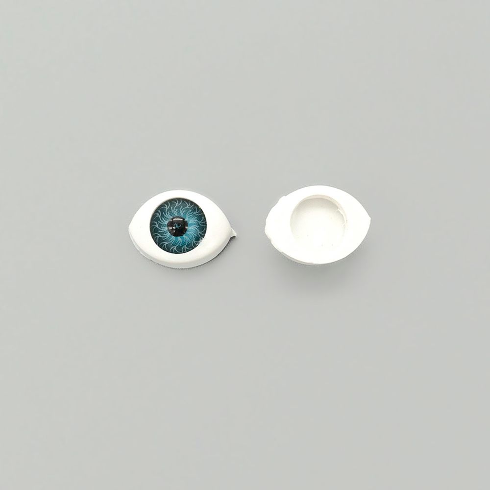 Глаза для кукол и игрушек 8 мм, голубой, 10 шт