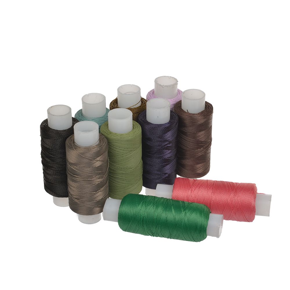 Нитки лавсан 33Л/ассорти 10 катушек 200м