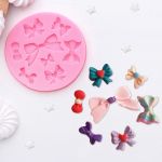 Молд 8,5х8,5х0,8 см, Бант