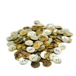 Пуговицы 2 прокола Ракушка 28L, 18 мм, (agoya), CN-S002, 144 шт