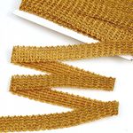 Тесьма отделочная 30 мм, 13-15932 цв.золото уп.13.71м