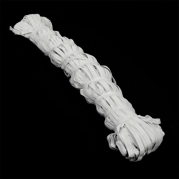 Резинка бельевая (стандартная) 7.0-8.0 мм / 100 метров, вязаная, с39 белый 8/6