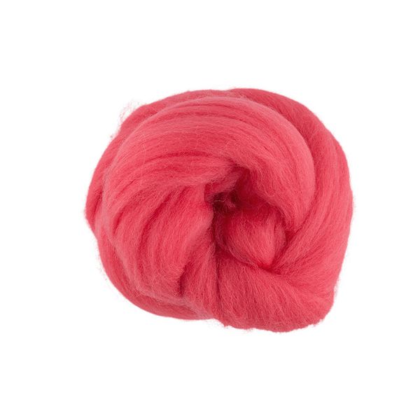 Шерсть для валяния (до 29 мкр), 50 г. 1398 коралл, Gamma TFS-050