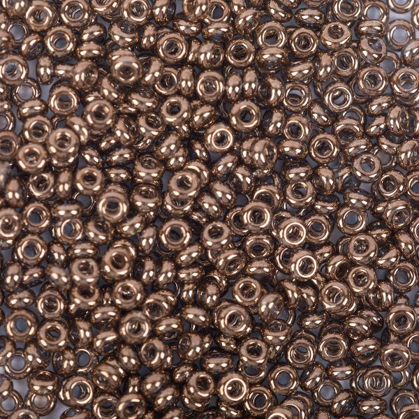 Бисер Toho 11/0 Demi 4 2.2 мм, 25 г (5х5 г), 0204 монтана/золотое сияние