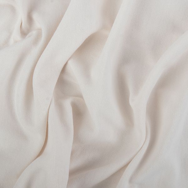 Трикотаж кукольный отрез 50х155 см, 225 г/м², 01 слоновая кость, Peppy DTF-01