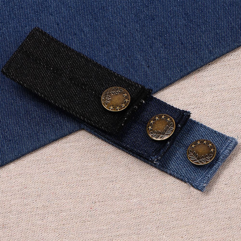 Набор пуговица-расширитель пояса для джинс, уп.3 шт