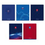 Тетрадь ученическая общая, твин лак, A5 48 л. на скобе 65 г/м², белизна 100% 10 шт клетка, 01510 Патриотичная, Светоч Т198