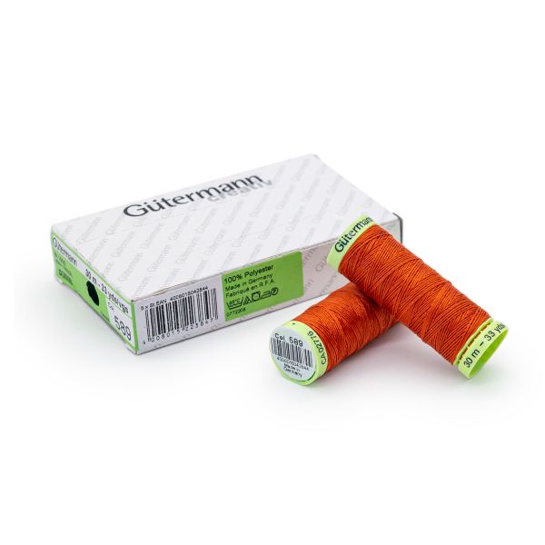Нитки отделочные Gutermann Top Stitch, 30м, 589 кирпичный, 5 катушек