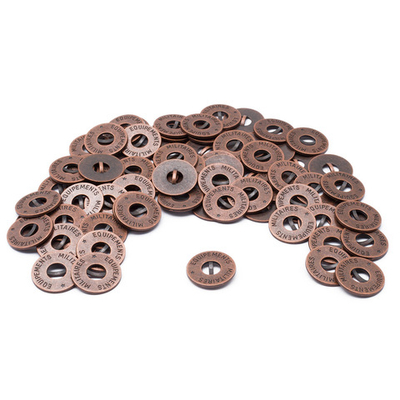 Пуговицы 2 прокола 32L, Copper, 72 шт