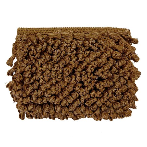 Бахрома отделочная 50.0 мм / 10 метров, с кистями 201 кофе