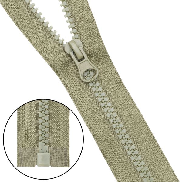 Молния трактор Т5 (5 мм) 1 зам., разъем., 45 см, 170 фисташка, 10 шт