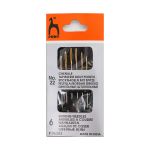 Иглы ручные для штопки №22, 6 шт, Pony