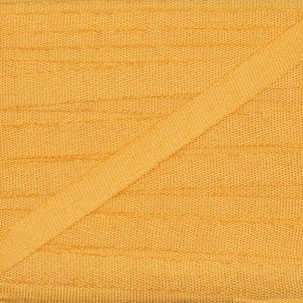 Лента (тесьма) шелковая 4.0 мм / 45.5±0.5 метров, №030 т.желтый, Gamma SR-4