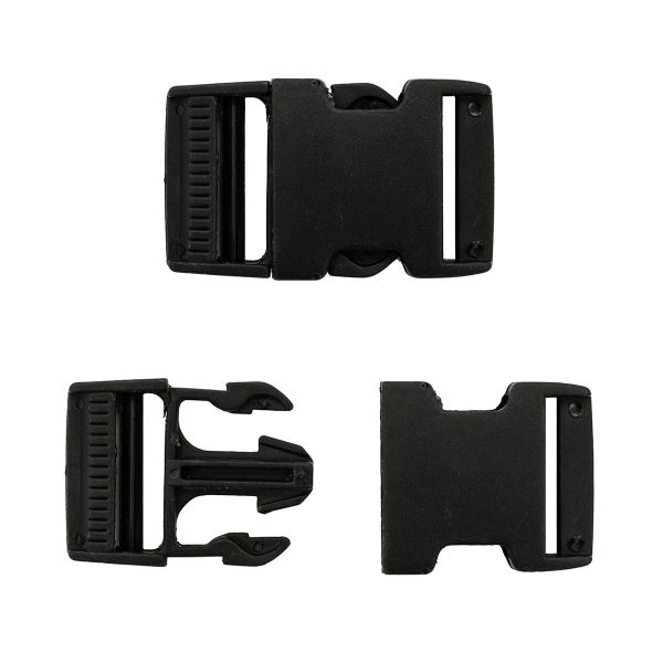 Фастекс (пряжка трезубец) пластик 32 мм, 1 шт, черный, Hobby&Pro