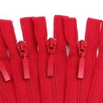 Молния спираль (витая) Arta Т5 (5 мм) 1 зам., разъем., 50 см, цв. 519 красный, уп.5 шт