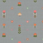 Ткань для пэчворка Peppy Лесные жители, отрез 50х55 см, 146 г/м², ЛЖ-09 серый, Peppy