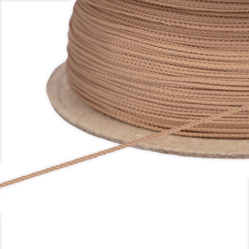 Шнур для мокасин ⌀1.0 мм, 200 м, 468014 / бежевый, Gamma 1с16