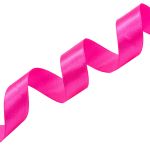 Лента атласная 1-сторонняя 25.0 мм / 22.86±1 метров, 015 фуксия, Globus