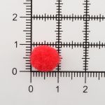 Помпоны декоративные ⌀10мм, 100 шт/упак, Astra&Craft (PA-007 красный)