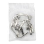 Слайдер (замок) для молнии трактор Arta Т6 (6 мм), никель -F, уп.10 шт, S090320, 10 шт