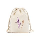 Набор для вышивания нитками Panna Живая картина JK-2283, Мак и лаванда, 5.5х12.5 см