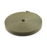 Стропа (ременная лента) 30 мм / 25 метров, толщ. 2.0 мм, [65 г/пог.м], 100% нейлон, хаки