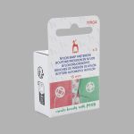 Кнопка пришивная нейлон 15 мм, прозрачный, 6 шт, Pony, 77904