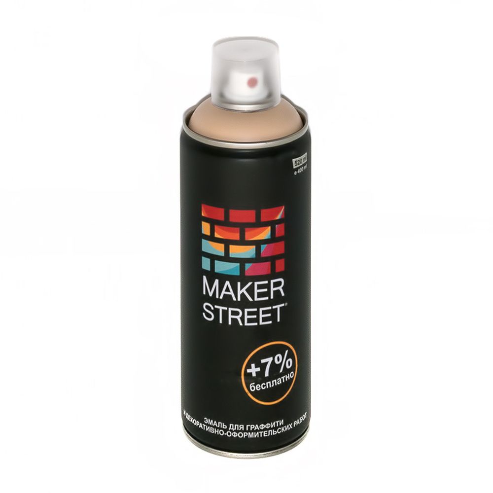 Эмаль для граффити 400 мл, 106 Телесный, Makerstreet MS400