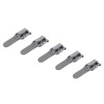 Крючок шубный Hobby&Pro 20 мм, 5 шт, 7037 средне-серый