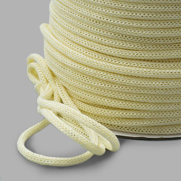 Шнур бумажный для крафт-пакетов ⌀5.0 мм, 100 м, PR008 молочный