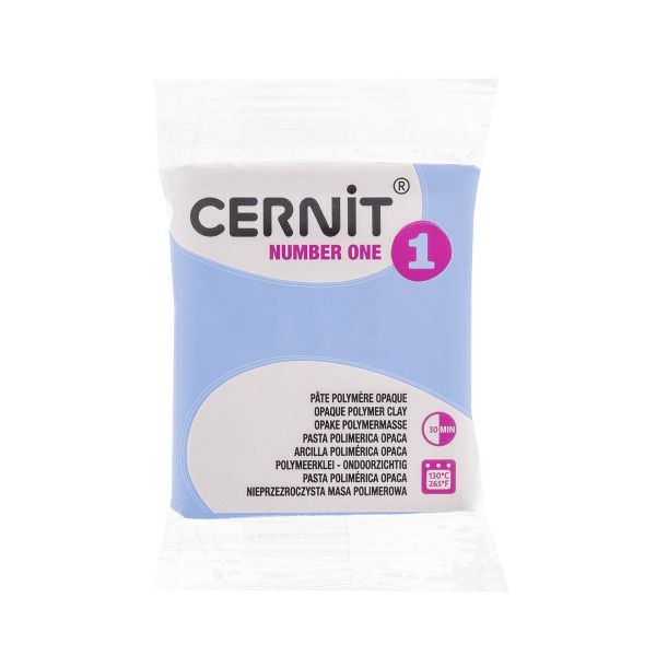Полимерная глина запекаемая Cernit № 1, 56 г, 212 голубой барвинок