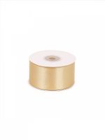 Лента атласная 1-сторонняя 38.0 мм / 22.5±1 метра, 3008 бл.песочный, Magic4Hobby