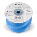 Лента капроновая (органза) 50.0 мм / 22.8±1 метра, 088 небесно-голубой, Blitz OR-50