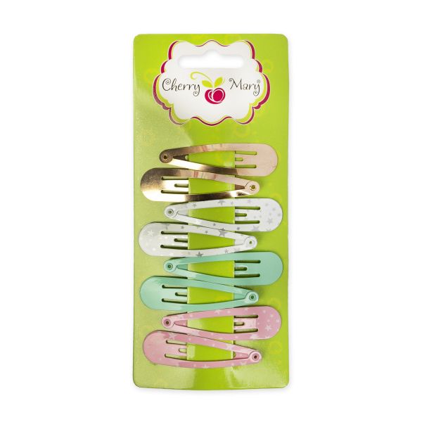 Набор заколок для волос 40 шт (5х8 шт), ассорти №19, Cherry Mary Z6108
