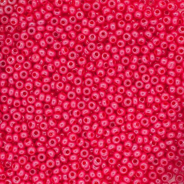 Бисер Preciosa эффект алебастра с блест.покрытием и цв. центром 10/0 (2.3 мм), 100 г (5х20 г), цв. 17398