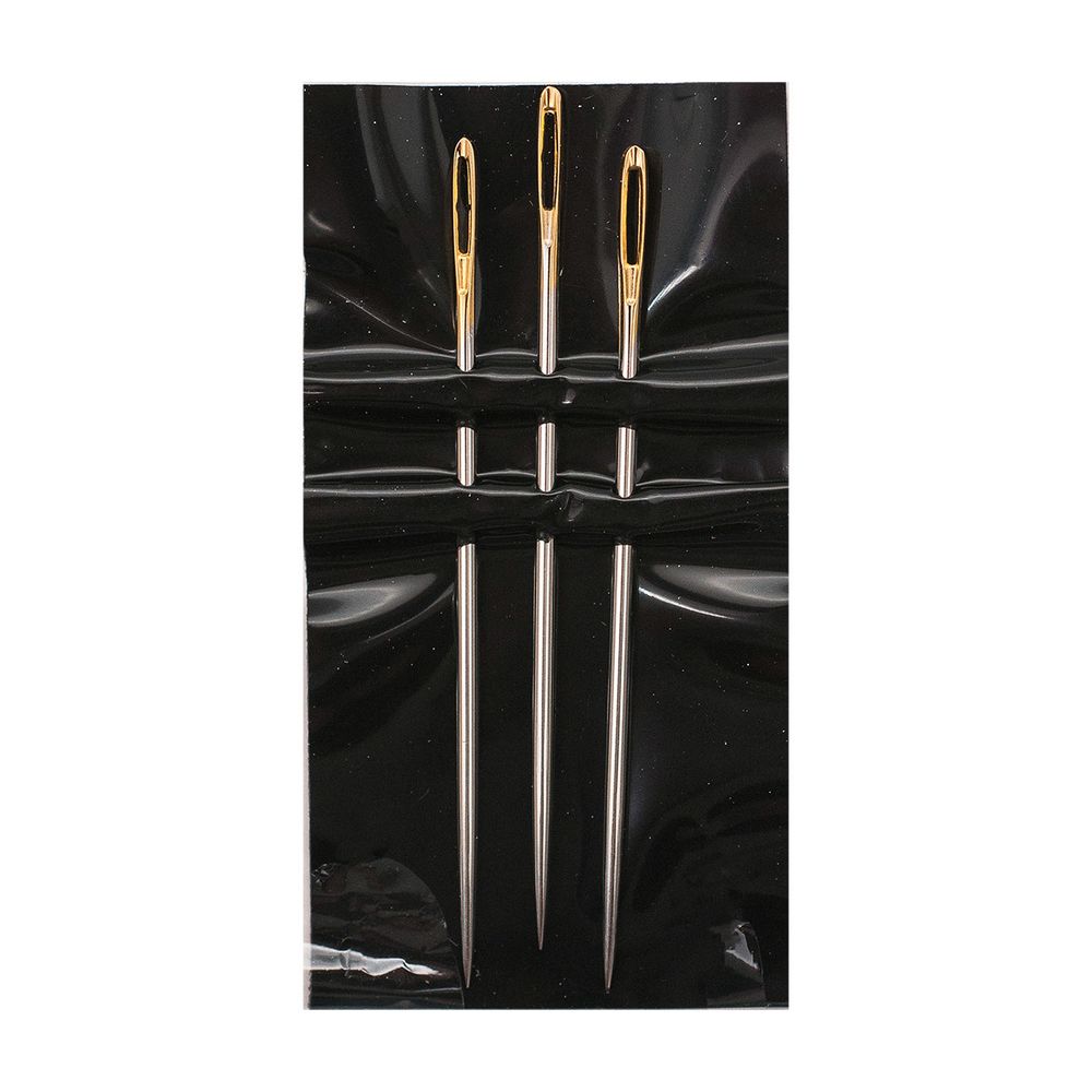 Иглы ручные ремонтные №3/0, 3 шт, Pony