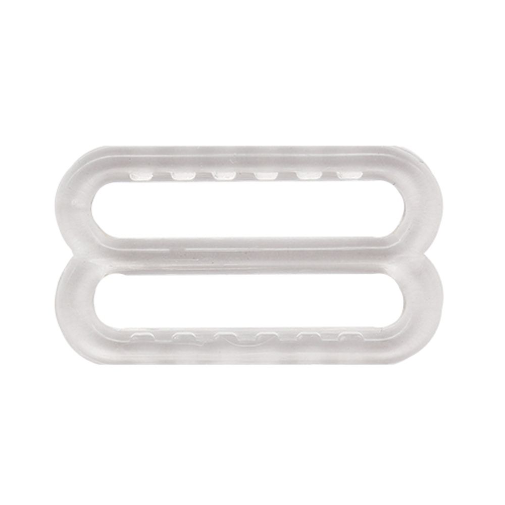 Рамки-регуляторы для бюстгальтера пластик 16.0 мм, прозрачный, 100 шт