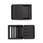 Пряжка силовая для стропы пластик 32 мм, цв. черный, 10 шт